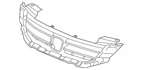 Решетка радиатора grill Honda Accord 13-15