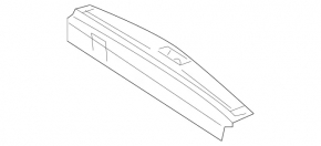 Накладка проема багажника Mercedes W164 ML