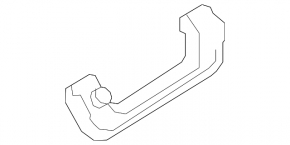 Ручка потолка задняя левая Audi A4 B9 20-25 черная