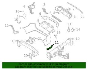 Накладка заднего бампера левая Mercedes X167 GLS 450 580 20-26 AMG pkg