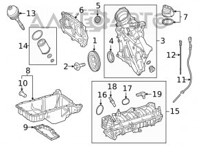 Передняя крышка двигателя Mercedes GLC 300 16-19