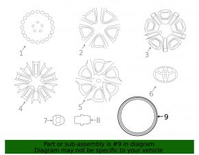 Запасное колесо докатка Toyota Rav4 19-25 R17 165/80
