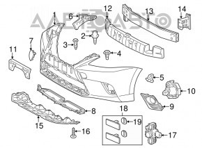 Защита переднего бампера Lexus CT200h 11-17