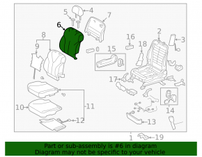 Пассажирское сидение Toyota Camry v40 10-11 без airbag, ткань серое, механич