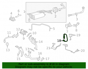 Лямбда-зонд передний второй Lexus RX350 16-22