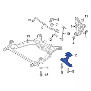 Рычаг верхний задний правый Ford Fusion mk5 13-20 AWD
