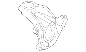Цапфа передняя левая Mini Cooper F56 3d 14-19 1.5t