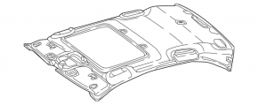 Обшивка стелі Mercedes W213 E 300/350 17-23 під люк, чорна