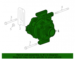 Генератор Cadillac CTS 14-19 2.0T