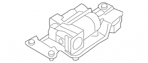 Компресор пневмопідвіски BMW X5 F15 14-18