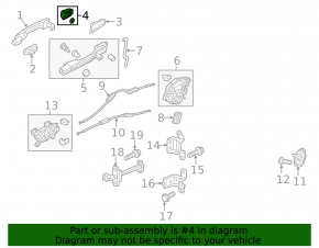 Заглушка внешней ручки задней левой Honda Insight 19-22 хром