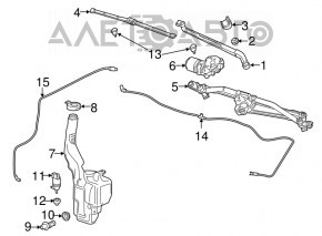 Крышка бачка омывателя Buick Encore 13-22