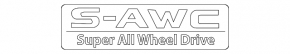 Эмблема надпись S-Awc двери багажника Mitsubishi Outlander 14-22