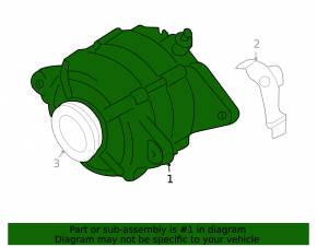 Генератор Subaru Outback 10-14 3.6