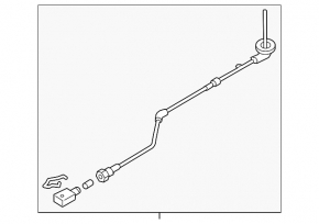 Фишка датчика ABS передняя левая VW Passat b7 12-15 USA