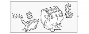 Печка в сборе Toyota Avalon 05-06