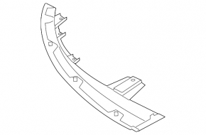 Накладка защита переднего бампера нижняя правая Mazda CX-7 06-09