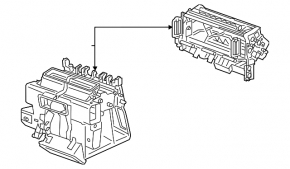 Корпус пічки кондиціонер Audi E-Tron 19-23