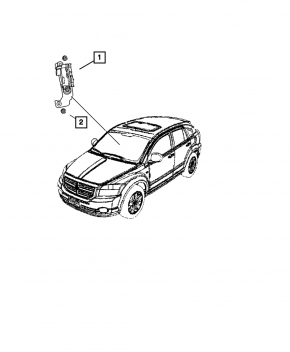 YAW RATE SENSOR Jeep Compass 11-11