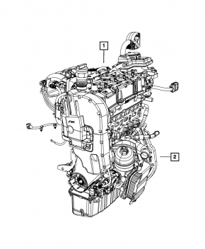 Двигун Fiat 500 12-17 1.4 16v multiair