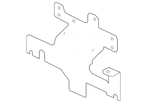 Кронштейн блока ECU компьютера двигателя Land Rover Range Rover Velar 18-20 2.0T, 3.0T, 5.0T большой