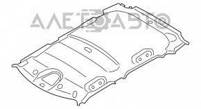 Обшивка потолка Mini Cooper Countryman R60 10-16 без люка, черный, заломы