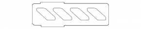 Кнопки памяти сидения переднего правого Lexus ES300h ES350 13-18
