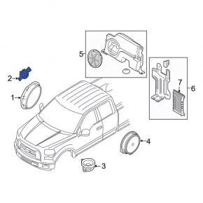 Динамик передней панели Ford C-max MK2 13-18 Sony 8 Ом