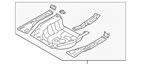 Корито багажника Hyundai Elantra AD 17-20