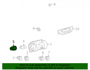 Кнопка зажигания Start-Stop Toyota Avalon 13-18 Hybrid
