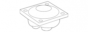 Подушка двигателя задняя Mercedes X164 GL W164 ML