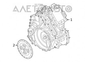 АКПП в сборе Ford Escape MK4 20-26 hybrid CVTPSE FWD 89к