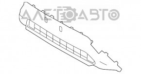Нижні ґрати переднього бампера Toyota Rav4 19-21 Japan built