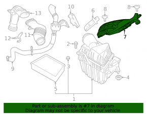 Воздухоприемник Land Rover Range Rover Evoque 12-18 2.0