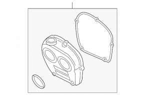 Передня кришка двигуна VW Tiguan 18-24
