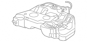 Топливный бак Nissan Maxima A36 16-18 3.5