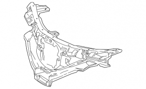 Основание решетки радиатора grill Toyota C-HR 22-22 Turkey built