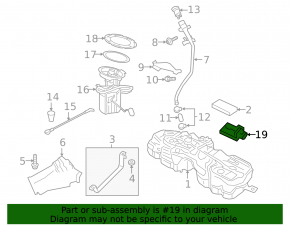 FUEL PUMP CONTROL MODULE Volvo XC60 18-26