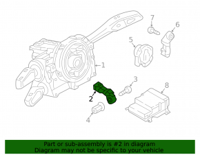 Датчик подушки безопасности передний левый Audi A4 B9 17-23 телевизор