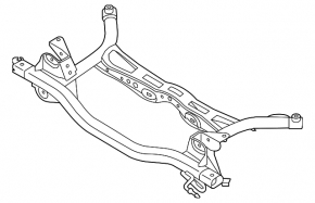 Підрамник задній VW Jetta 19-26