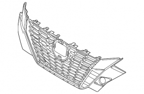 Решітка радіатора grill Nissan Sentra 20-23