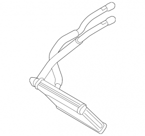 Радиатор кондиционера печки Mazda CX-3 16-21