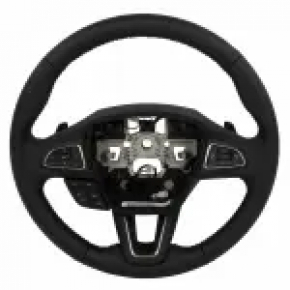 Кермо голе Ford Escape MK3 17-19 рест, шкіра, під підігрів, з пелюстками, без кнопок, подряпини