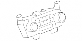 Блок управления климат-контролем Chevrolet Cruze 11-15