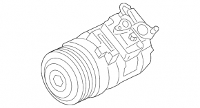 Компресор кондиціонера BMW X3 F25 11-17 N55