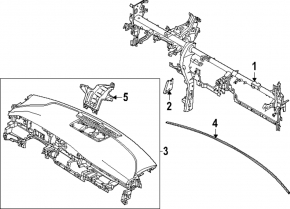 Труба подторпедная усиление Hyundai Tucson 25-26 1.6T HEV