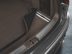 Коврик багажника ткань Porsche Macan 15-23 черный