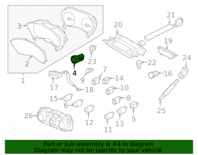 Кнопка Start-Stop Subaru Forester 25-26