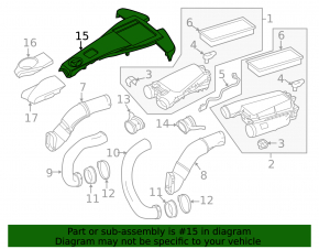 Накладка двигуна Mercedes CLS-Class C218 11-18 4.7 M278