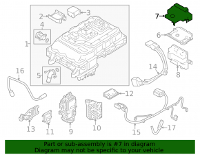 Корпус блока ECU компьютера двигателя BMW i3 14-21